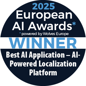XTM Best AI application Winner - European AI Awards