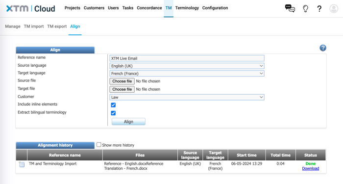 XTM Cloud Memory Builder setup