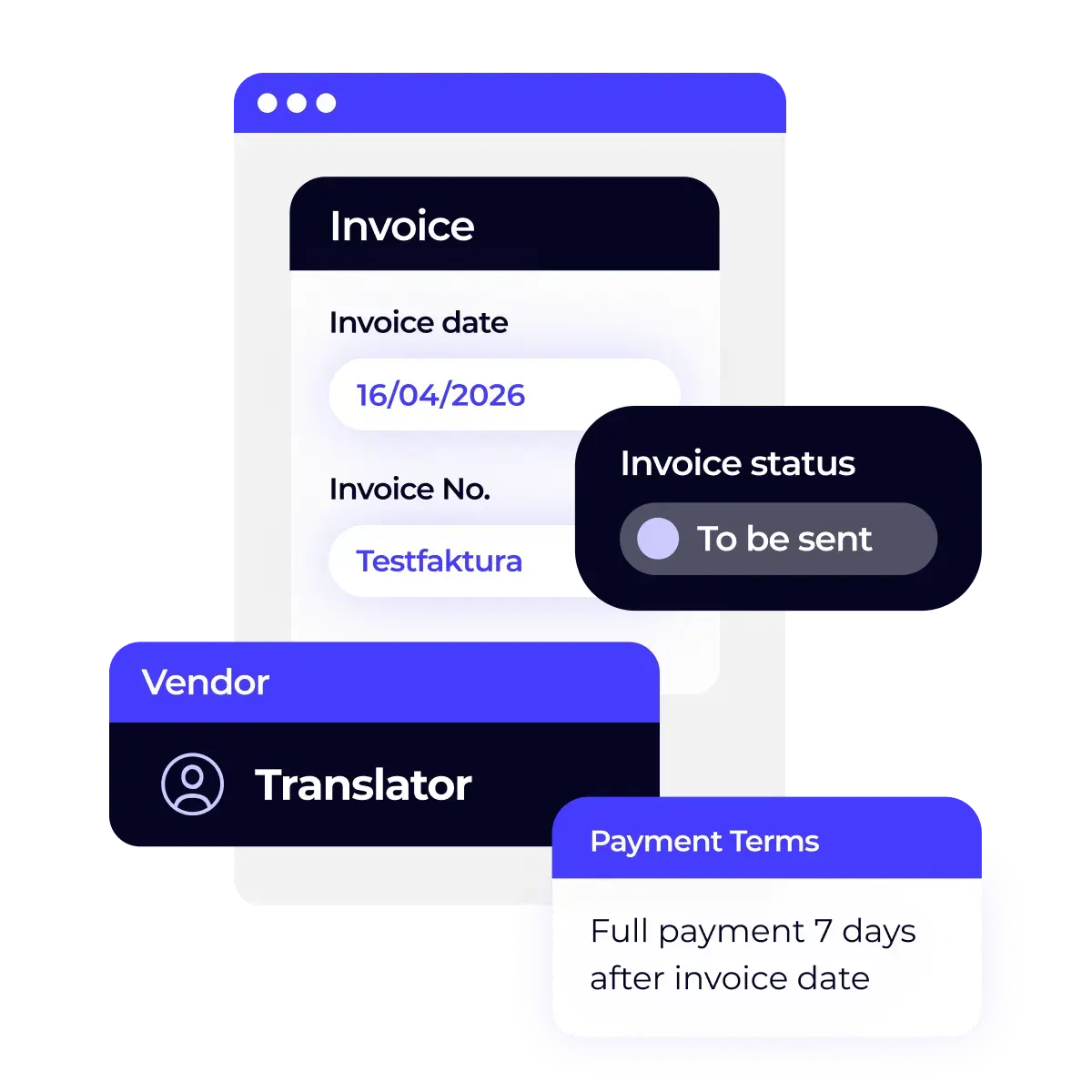 XTRF - Financial management - Vendor invoice