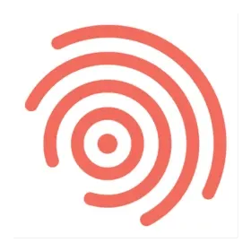 Smartling logo featuring a peach-colored spiral symbol