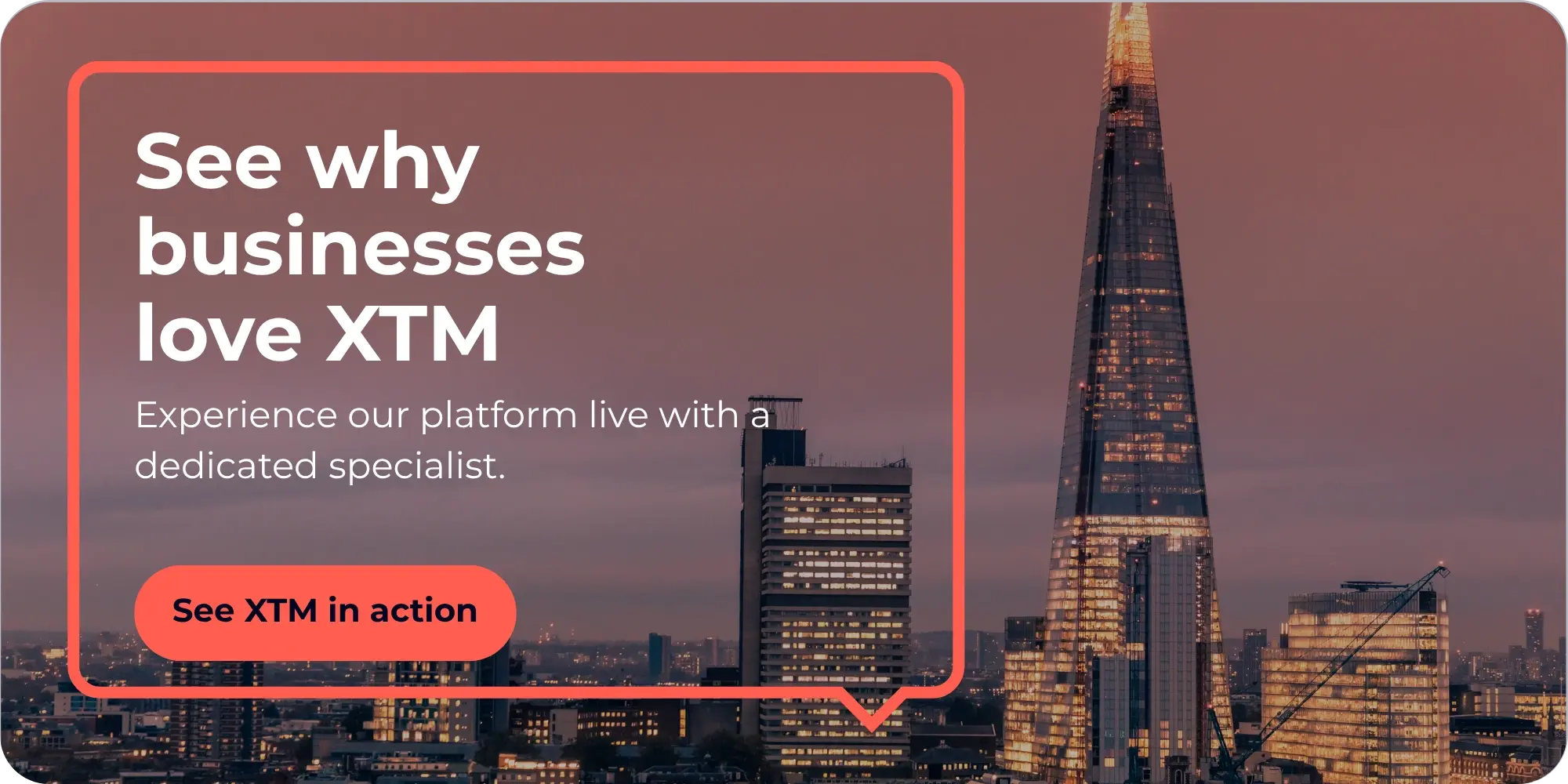 Take a product tour of XTM - leading localization software - CTA banner