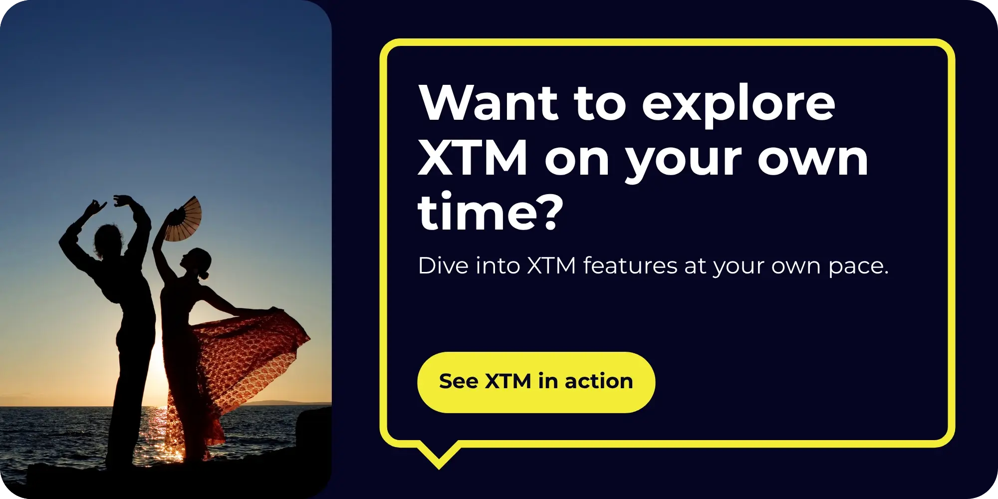 Take a product tour of XTM - leading localization software - CTA banner