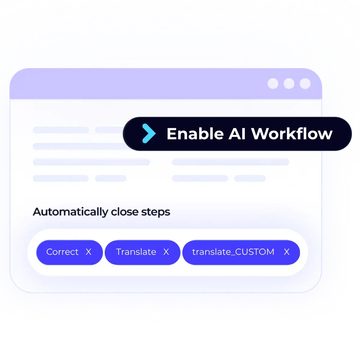 AI Workflow graphic
