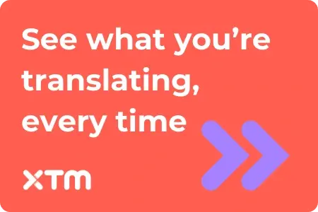 Visual preview banner highlighting SmartContext feature for accurate translation review