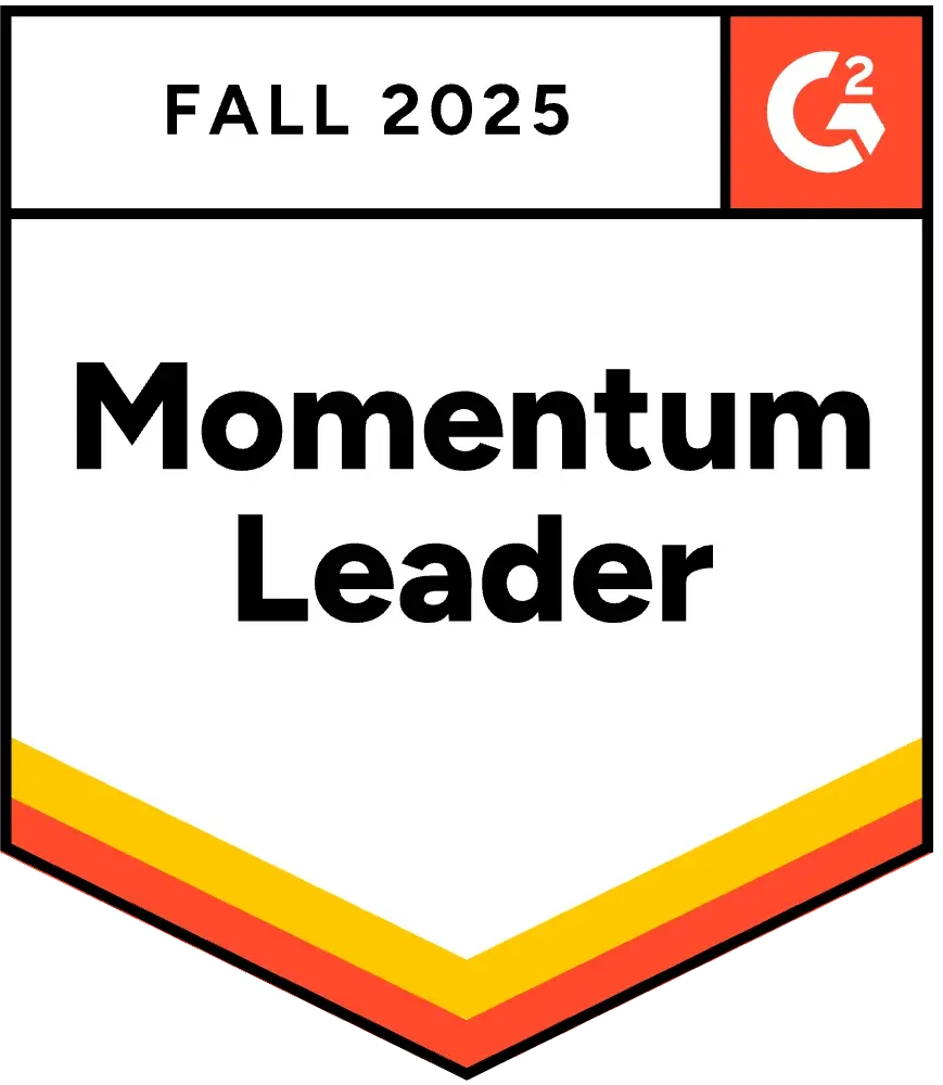 Transifex G2 Fall 2025 badge - Momentum Leader