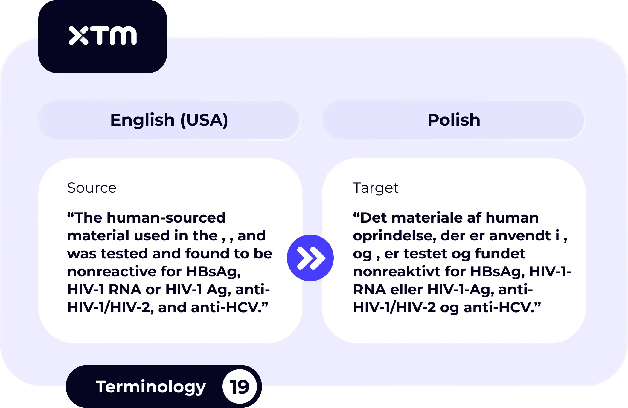Terminology Management_Recognised Terms in XTM Workbench