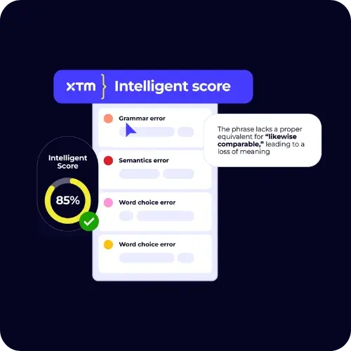 XTM - Intelligent score 3