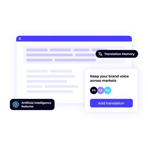 A user interface with a purplish glow showing a 