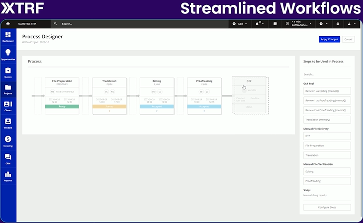 XTRF Workflows