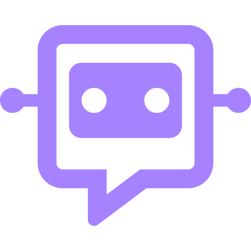 ai chatbot icon - lavender